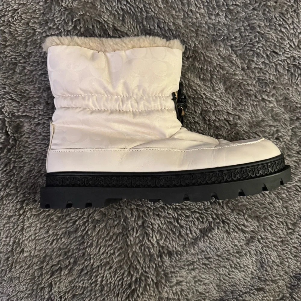 COACH Women’s Kailee Nylon Winter Boots